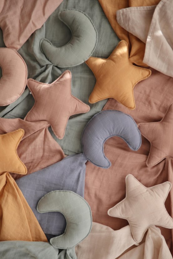 Star Lovey Blanket - Fog