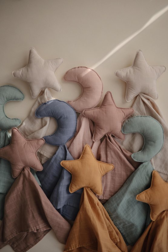 Star Lovey Blanket - Fog