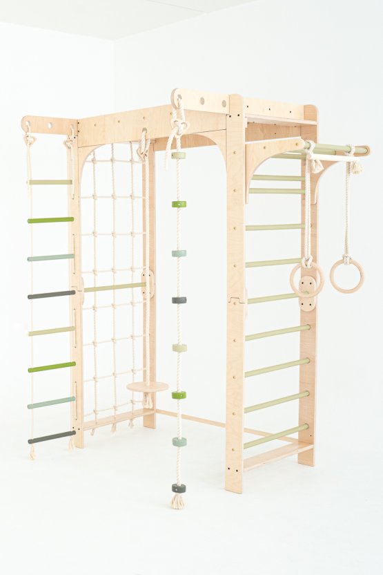 Frame + All hanging addons (without wall climbing panels)