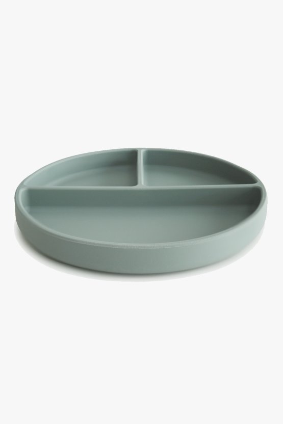 Silicone Suction Plate - Cambridge Blue