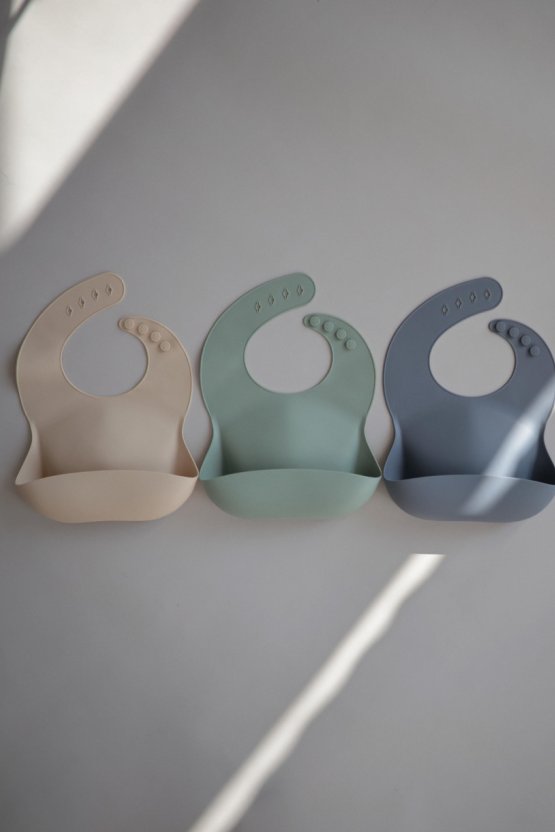 Silicone Baby Bib - Shifting Sand