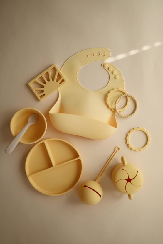 Silicone Baby Bib - Sunshine