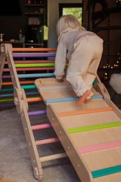 Image of Colored Climber & bar ramp