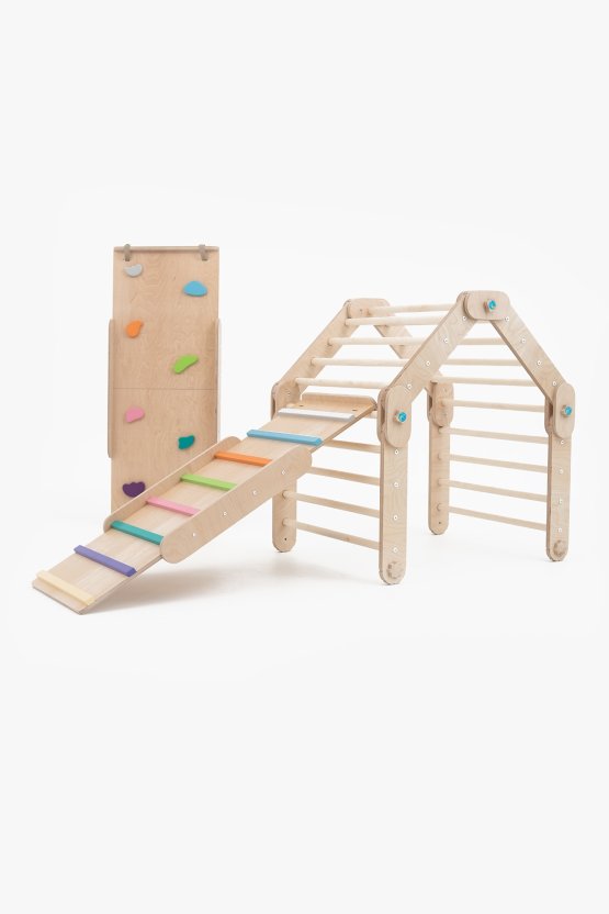 Climber & 2 colored ramps