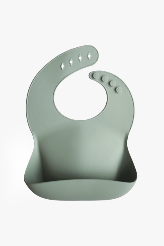 Silicone Baby Bib - Cambridge Blue