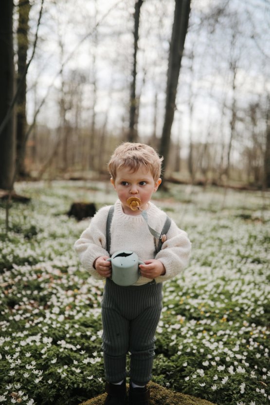 Silicon snack Cup - Cambridge Blue