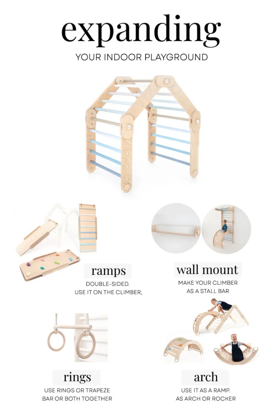 Blue Climber & 2 ramps