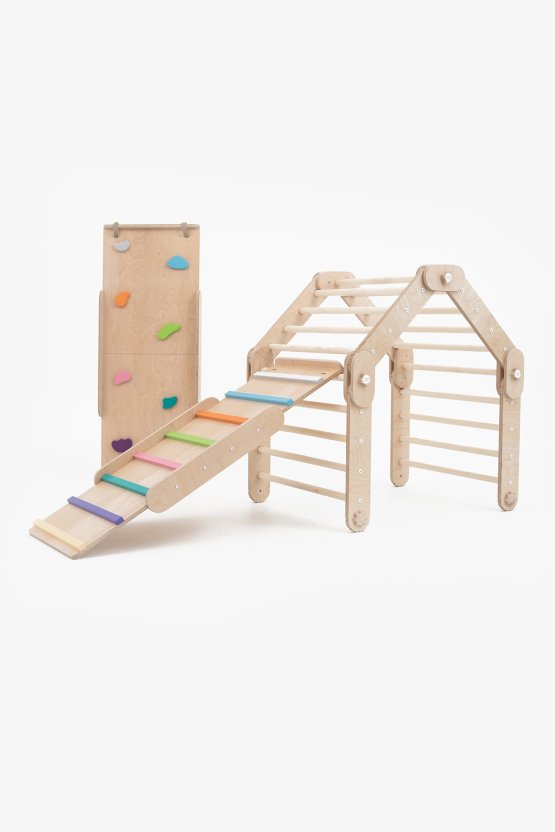 Climber & 2 colored ramps