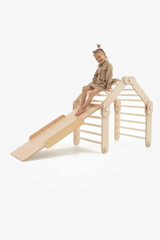 Climber & stone ramp