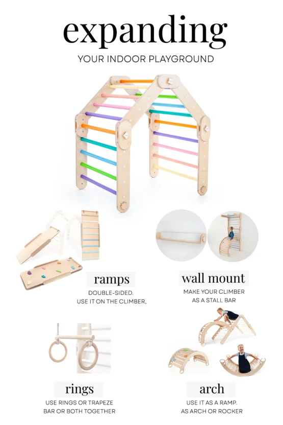 Colored Climber & 2 ramps