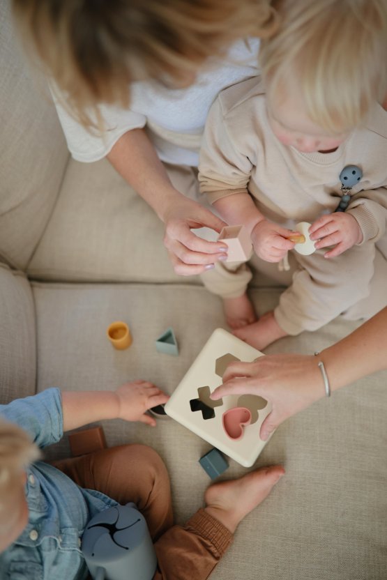 MUSHIE Shape Sorting Box