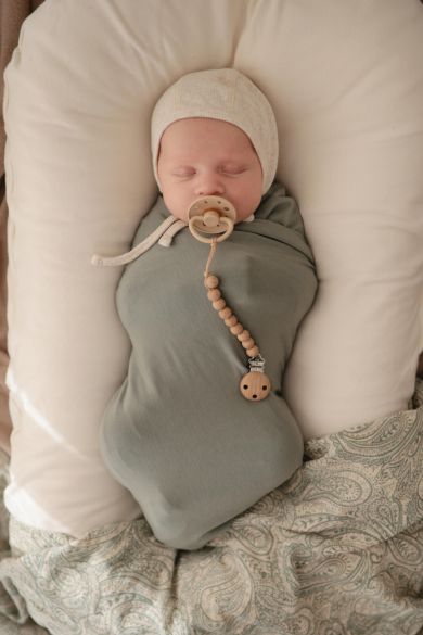 Image of Silicone Pacifier Clip | Eva - Natural