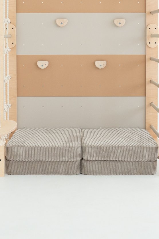 Gym Mat / Play Sofa, Grey