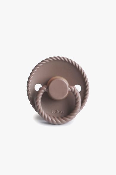 Image of FRIGG Rope Silicone Pacifier - Sepia (0-6 months)