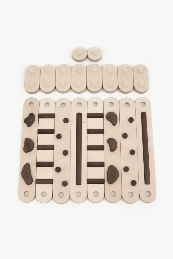 Darkwood 8 balance beam set
